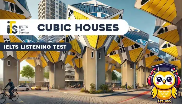 Cubic Houses Listening Mock Test Simulator - Solved Answer Online - ieltstest.services - IELTS TEST SERVICES - ITS