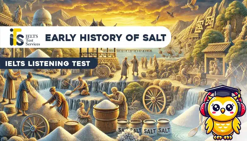 Early history of saltListening Mock Test Simulator - Solved Answer Online - ieltstest.services - IELTS TEST SERVICES - ITS