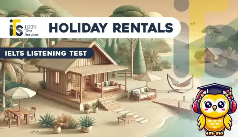 Holiday Rentals Listening Mock Test Simulator - Solved Answer Online - ieltstest.services - IELTS TEST SERVICES - ITS