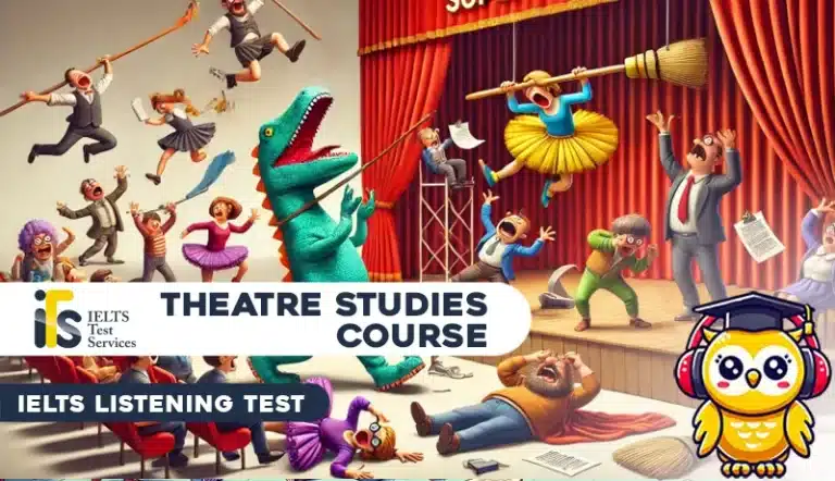 Theatre Studies Course IELTS Listening Mock Test Simulator - Solved Answer Online - ieltstest.services - IELTS TEST SERVICES - ITS