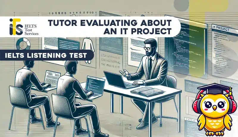 Tutor evaluating About An It Project Listening Mock Test Simulator - Solved Answer Online - ieltstest.services - IELTS TEST SERVICES - ITS